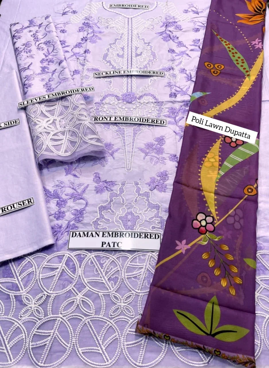 MUSHQ Premium Lawn MS-04: Elegance Blooms